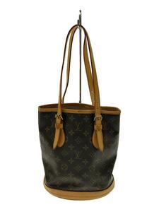 LOUIS VUITTON◆プチ・バケット_モノグラム・キャンバス_BRW/PVC/BRW