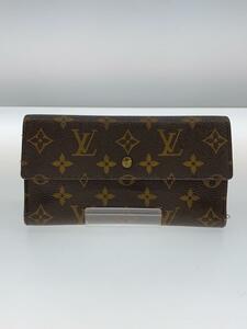 LOUIS VUITTON◆ポルト・トレゾール・インターナショナル_モノグラム・キャンバス_BRW/PVC/BRW/総柄/レディース