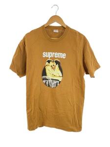 Supreme◆タバコ臭有/23ss/kiss Tee/Tシャツ/L/コットン/BRW/プリント