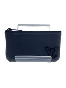 LOUIS VUITTON◆ポシェット クレ アエログラム/キーケース/レザー/ブラック/メンズ/M81031