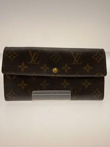 LOUIS VUITTON◆2)ポシェット・ポルト・モネ・クレディ_モノグラム・キャンバス_BRW/PVC/BRW/レディース