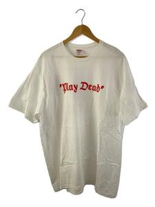 Supreme◆22AW/Play Dead Tee/XL/コットン/WHT