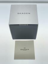 SKAGEN◆クォーツ腕時計/アナログ/ステンレス/BLU/SLV/SS/SKW2307_画像6