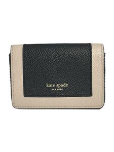 kate spade new york◆名刺入れ/カードケース/レザー/BLK/レディース