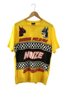 DIESEL◆モーターサイクルデザインTシャツ/L/コットン/YLW