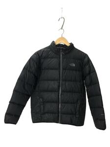 THE NORTH FACE◆ダウンジャケット/XL/ナイロン/BLK/boys/汚れ多数