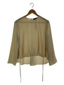 theory◆PRIME GGT LS CAPE BLOUSE/S/ポリエステル/BEG/01-3308201