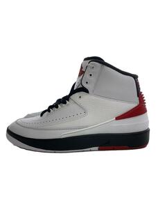 NIKE◆AIR JORDAN 2 RETRO_エアジョーダン 2 レトロ/26.5cm/WHT/レザー