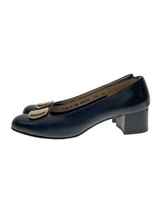 Salvatore Ferragamo◆パンプス/US7.5/ブラック/レザー/C46