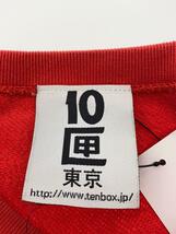 TENBOX◆スウェット/XL/コットン/RED_画像3