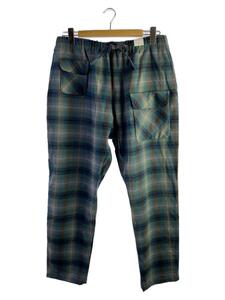 South2 West8(S2W8)◆5Pcket Slack Pant/M/ウール/グリーン/チェック