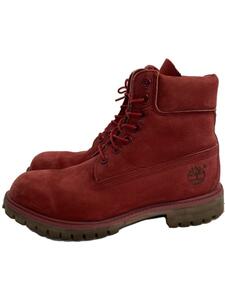 Timberland◆6INCH PREMIUM WATERPROOF BOOTS/a1149/US8.5/RED/レザー