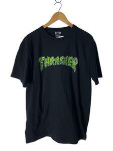 THRASHER◆Tシャツ/XL/コットン/BLK/プリント