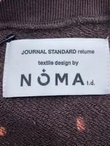 JOURNAL STANDARD relume◆ブリーチ加工/スウェット/コットン/BRW_画像3