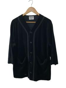 CAPTAINS HELM◆Velour Baseball Shirts/ベロアベースボールシャツ/L/ベロア/BLK