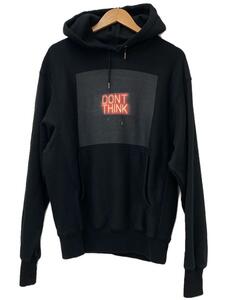 VAINL ARCHIVE◆Dont Think Hoodie/パーカー/S/コットン/BLK/2216-069