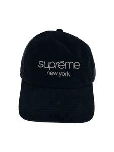 Supreme◆キャップ/-/コーデュロイ/BLK/メンズ/ゴアテックス