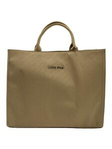 ALEXIA STAM◆Embossed Logo Square Tote Bag/トートバッグ/BEG/AS21AW-GOA069BG-F