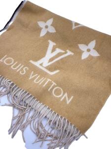 LOUIS VUITTON◆エシャルプ・レイキャビックグラディエント_モノグラム_BRW/カシミア/BRW/レディース