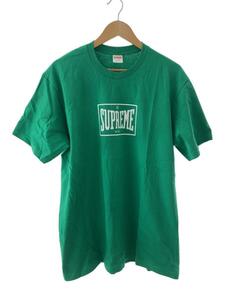 Supreme◆23AW/Warm Up Tee/Tシャツ/L/コットン/グリーン