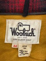 Woolrich◆70S/マッキーノクルーザージャケット/44/ウール/RED/チェック_画像3