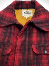 Woolrich◆70S/マッキーノクルーザージャケット/44/ウール/RED/チェック_画像5