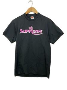 Supreme◆Tシャツ/S/コットン/BLK/Crown Tee/首元ヨレ有