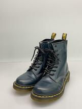 Dr.Martens◆レースアップブーツ/UK4/NVY_画像2