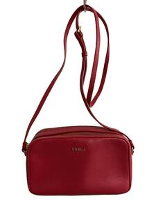 FURLA◆ショルダーバッグ/-/RED/無地/824922