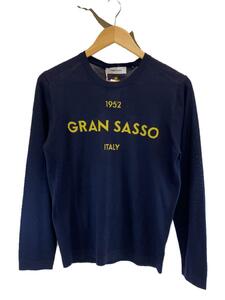 Gran Sasso◆破れ有/セーター(薄手)/44/ウール/NVY/グランサッソ