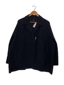 UNIQLO◆ジャケット/XL/ウール/BLK/無地/211-446354