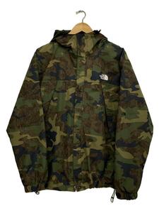 THE NORTH FACE◆NOVELTY SCOOP JACKET_ノベルティースクープジャケット/XL/ナイロン/カーキ/カモフラ