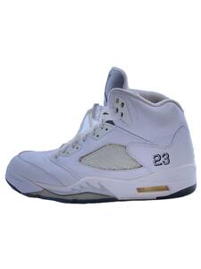 AIRJORDAN 5 RETRO Metallic White/28cm/ホワイト/白/136027-130