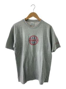 adidas◆Tシャツ/M/コットン/GRY/無地