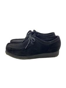 Clarks◆シューズ/UK6/BLK/スウェード