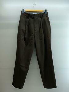 stein◆Wide Tapered Trousers/ボトム/S/ウール/BRW/ST.649