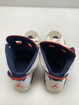 NIKE◆AIR JORDAN 6 RETRO/エアジョーダンレトロ/ホワイト/384664-104/28cm/WHT_画像3