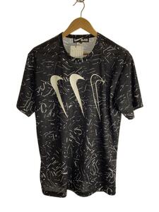 BLACK COMME des GARCONS◆Tシャツ/XL/ポリエステル/BLK/1I-T103