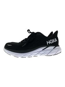 HOKA ONE ONE◆CLIFTON 8 wide/ローカットスニーカー/22cm/BLK/F27222C