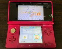 ニンテンドー3DS　グロスピンク　本体　とびだせどうぶつの森　ソフト　Nintendo　_画像5