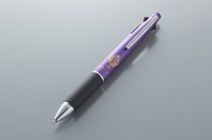 近鉄 観光特急 あをによし ボールペン ジェットストリーム4＆1 4色油性ボールペン+シャープペン 紫 パープル シャープペンシル シャーペン