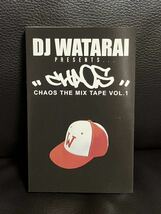 CD付 MIXTAPE DJ WATARAI CHAOS VOL 1★MURO KIYO KOCO MASTERKEY HASEBE KENSEI_画像1