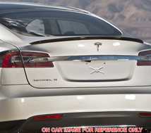 Tesla テスラ モデルS セダン 2012-2018リアトランクスポイラーABS 各純正色付 60 70 75 85 90 D P85D P90D P100D_画像2