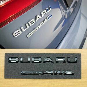 スバル WRX STI インプレッサ 艶有黒 SUBARU AWD エンブレム セット