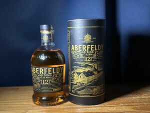 【新品】 アバフェルディ 12年 箱付 未開封 ABERFELDY スコッチウィスキー シングルモルトウィスキー 700ml 国内正規品