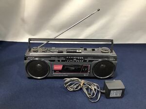 SANYO サンヨー ラジカセ U4-S9 AM/FM ラジカセ TOWN U4 カセットデッキ ラジオ カセットテープ 昭和レトロ 現状品　YA022704