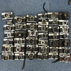 計:40個　レンジファインダーカメラ　まとめ売り　Canon Olympus Konica Minolta YASHICA まとめ　ビンテージ　金属カメラ B008