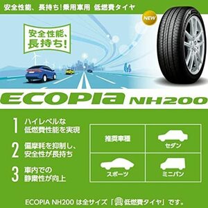 ブリヂストン エコピア NH200 195/65R15 195/65-15 新品 低燃費 長持ち タイヤ 4本 即納OK 税込み 送料無料 ステップワゴン、ヴォクシー