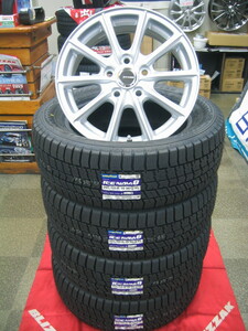 グッドイヤー 国産 スタッドレス タイヤ ICE NAVI8 205/60R16 205/60-16 ＆ アルミホイール 新品 4本 2023年製 税込 即納 ノア、ヴォクシー