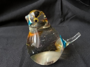 マルティグラス Multi Glass　置物 オブジェ 鳥 ガラス製 飾り インテリア　雑貨　置物　ガラスバード　バード　★